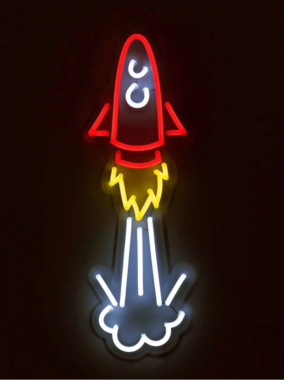 LOCOMOCEAN | “SPACE ROCKET” LED NEON WALL SIGN 🚀✨🌟